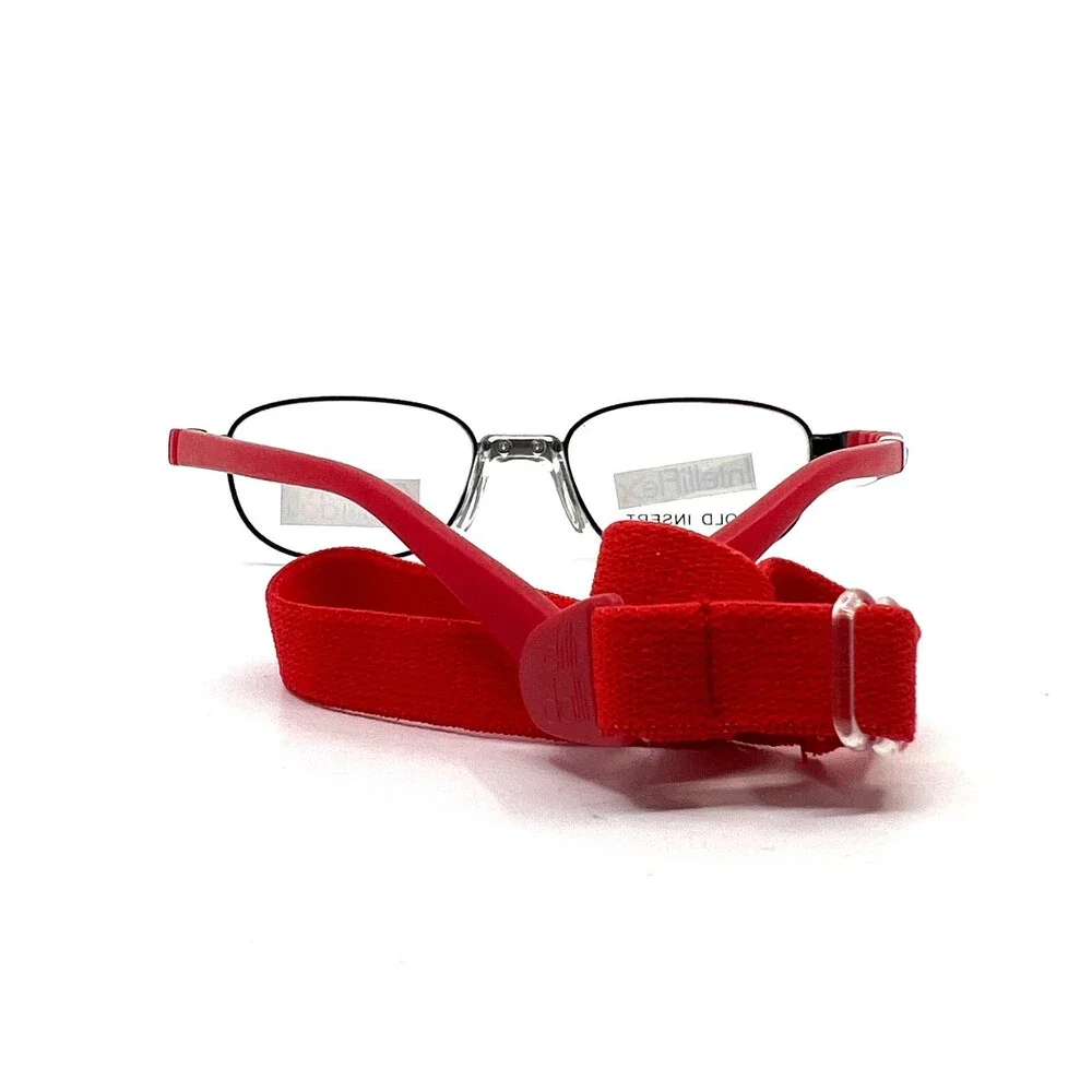 Dilli Dalli fudge swirl Eyeglasses Frame Youth red Full Rim Round 42-15-125